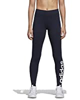 adidas Women's Essentials Linear Tights, Ink/White,M/A